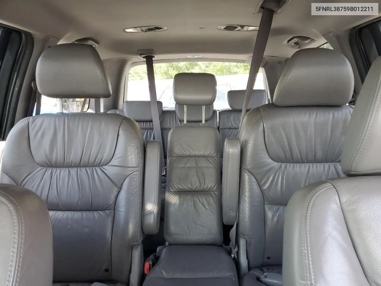 2009 Honda Odyssey Exl VIN: 5FNRL38759B012211 Lot: 63040575