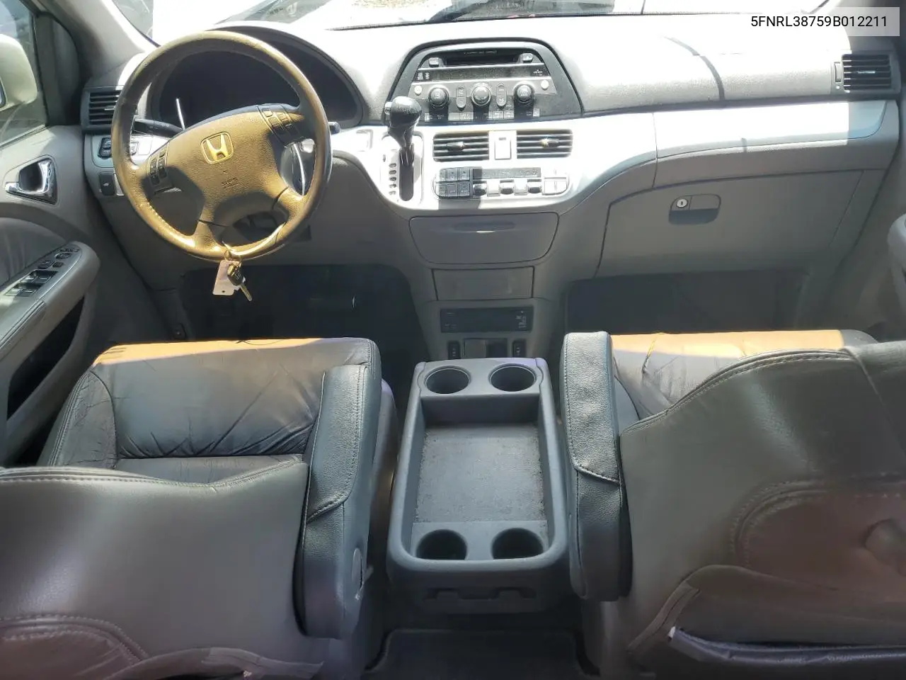 2009 Honda Odyssey Exl VIN: 5FNRL38759B012211 Lot: 63040575