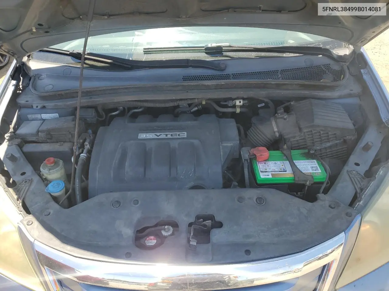 2009 Honda Odyssey Ex VIN: 5FNRL38499B014081 Lot: 63463865