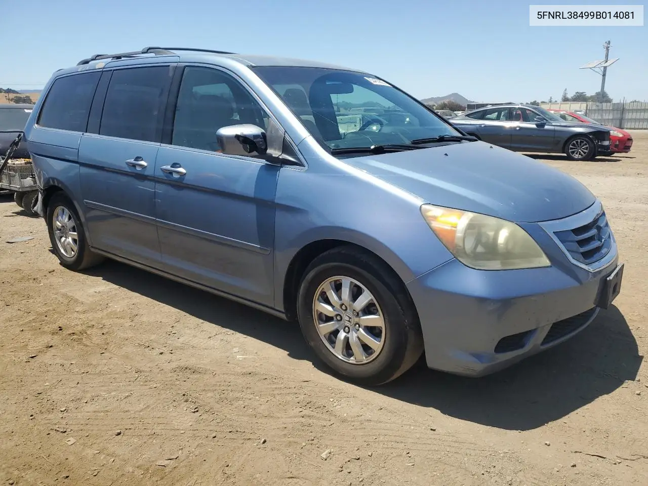 2009 Honda Odyssey Ex VIN: 5FNRL38499B014081 Lot: 63463865