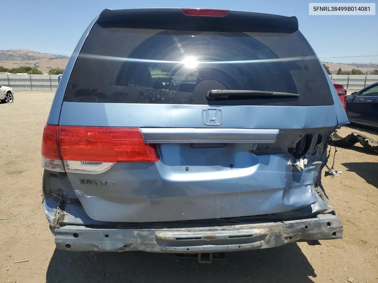 2009 Honda Odyssey Ex VIN: 5FNRL38499B014081 Lot: 63463865