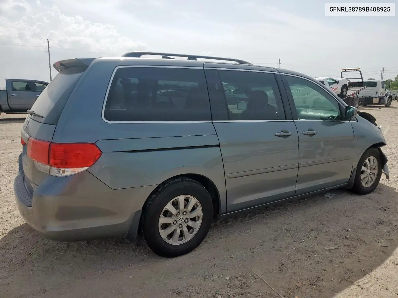 2009 Honda Odyssey Exl VIN: 5FNRL38789B408925 Lot: 63500755