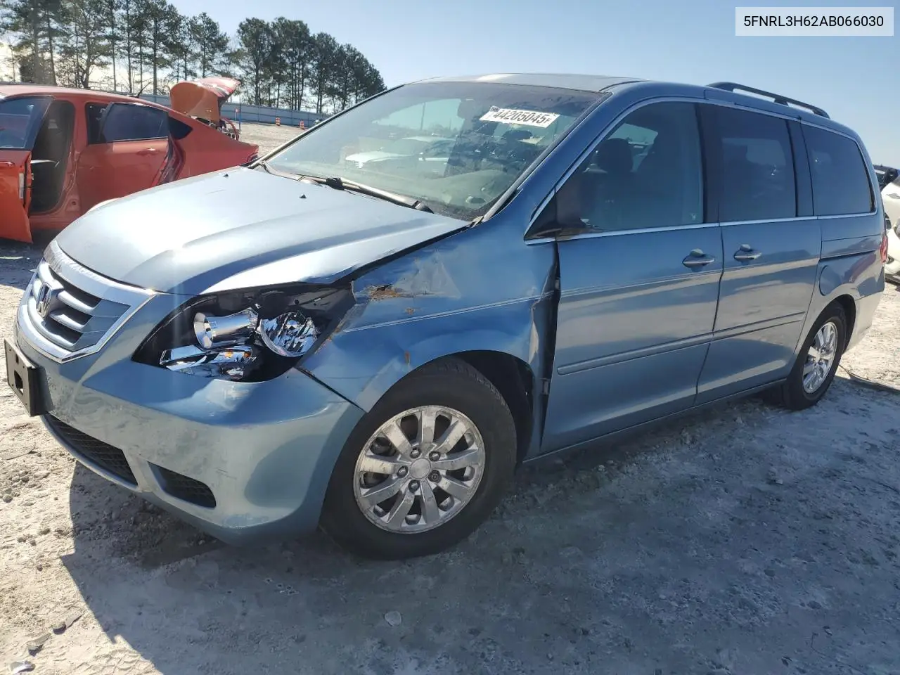 2010 Honda Odyssey Exl VIN: 5FNRL3H62AB066030 Lot: 44205045