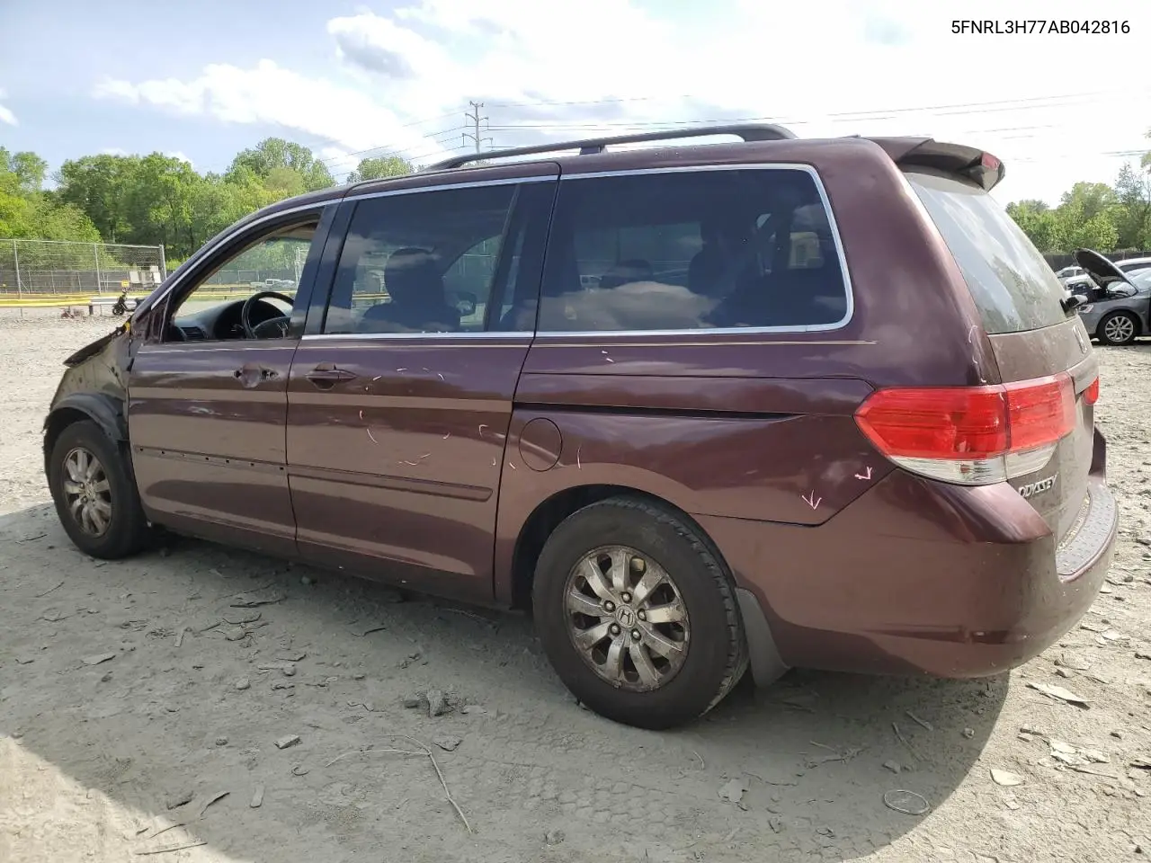 2010 Honda Odyssey Exl VIN: 5FNRL3H77AB042816 Lot: 54773875