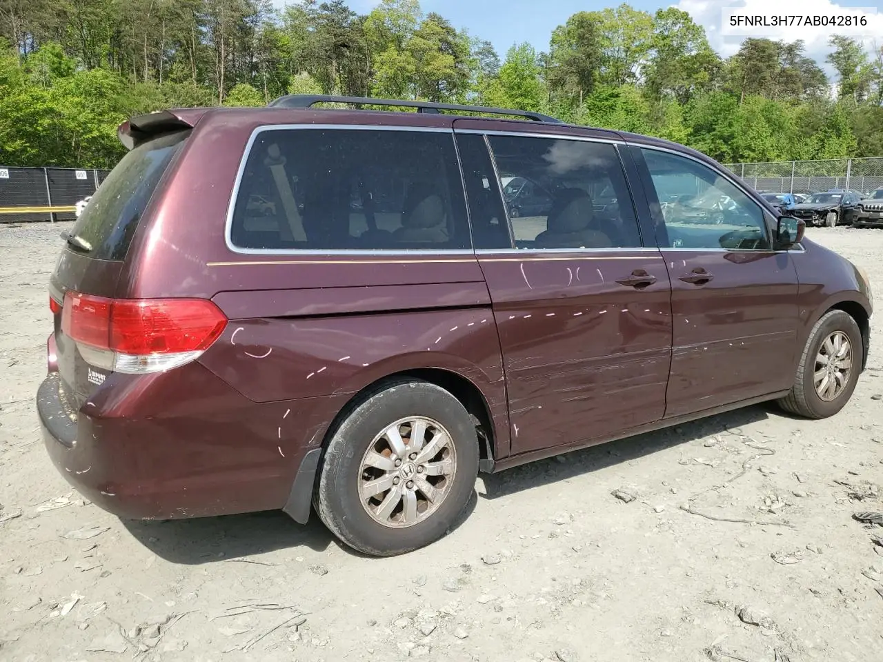 2010 Honda Odyssey Exl VIN: 5FNRL3H77AB042816 Lot: 54773875