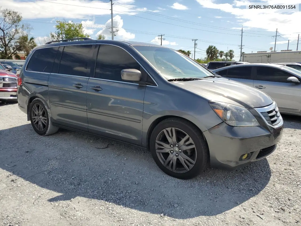 2010 Honda Odyssey Exl VIN: 5FNRL3H76AB091554 Lot: 55331705