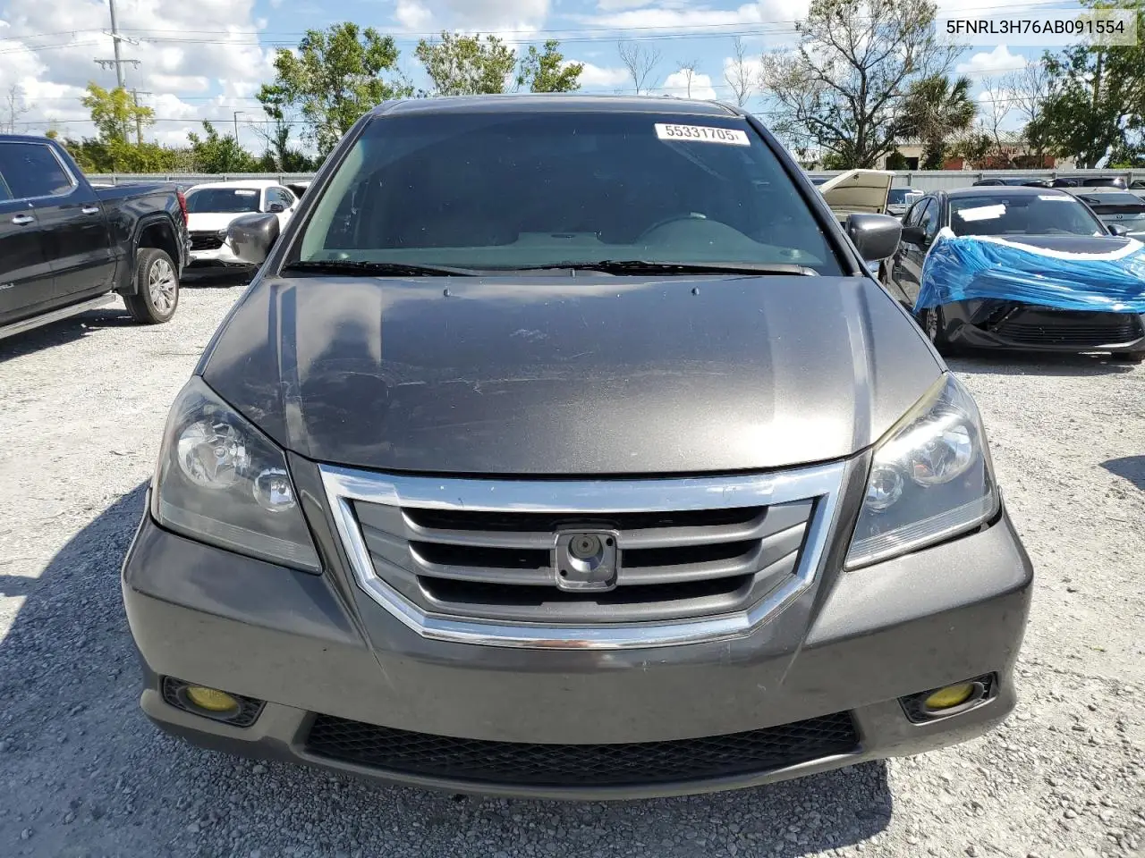 2010 Honda Odyssey Exl VIN: 5FNRL3H76AB091554 Lot: 55331705