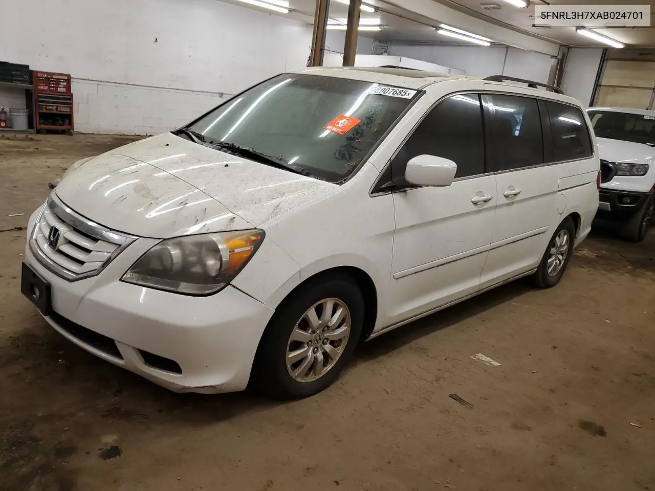 2010 Honda Odyssey Exl VIN: 5FNRL3H7XAB024701 Lot: 56007685