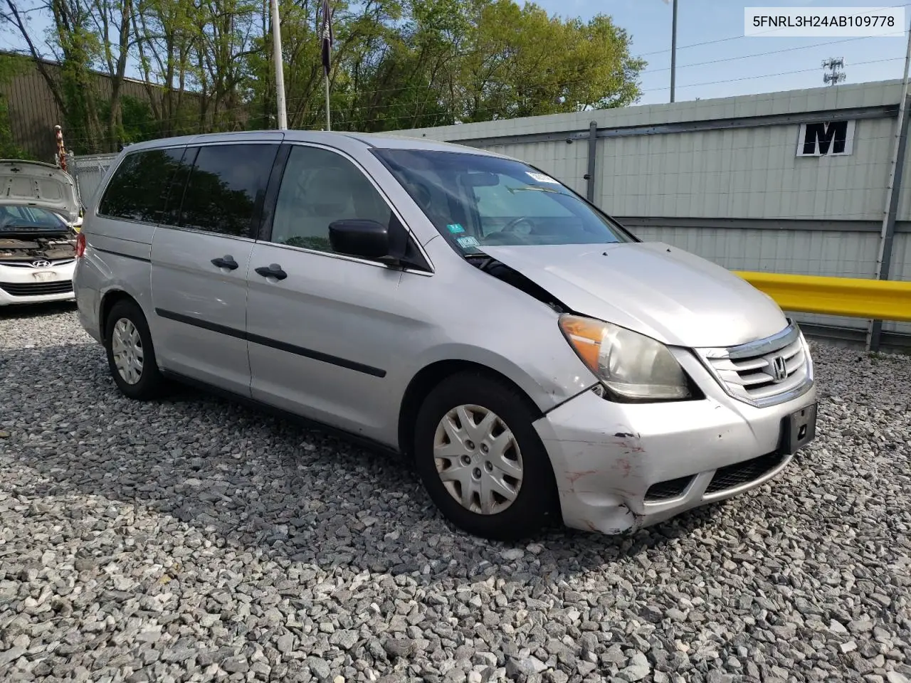 2010 Honda Odyssey Lx VIN: 5FNRL3H24AB109778 Lot: 56211455