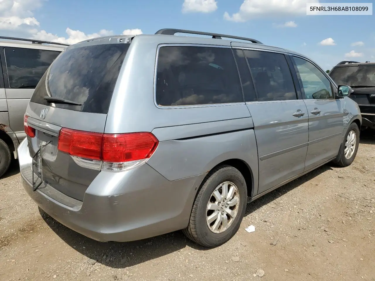 2010 Honda Odyssey Exl VIN: 5FNRL3H68AB108099 Lot: 56269895