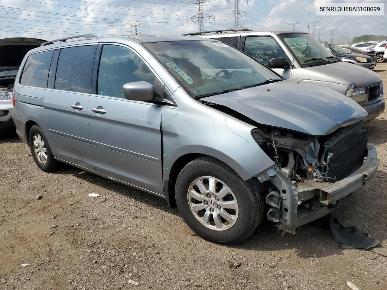 2010 Honda Odyssey Exl VIN: 5FNRL3H68AB108099 Lot: 56269895