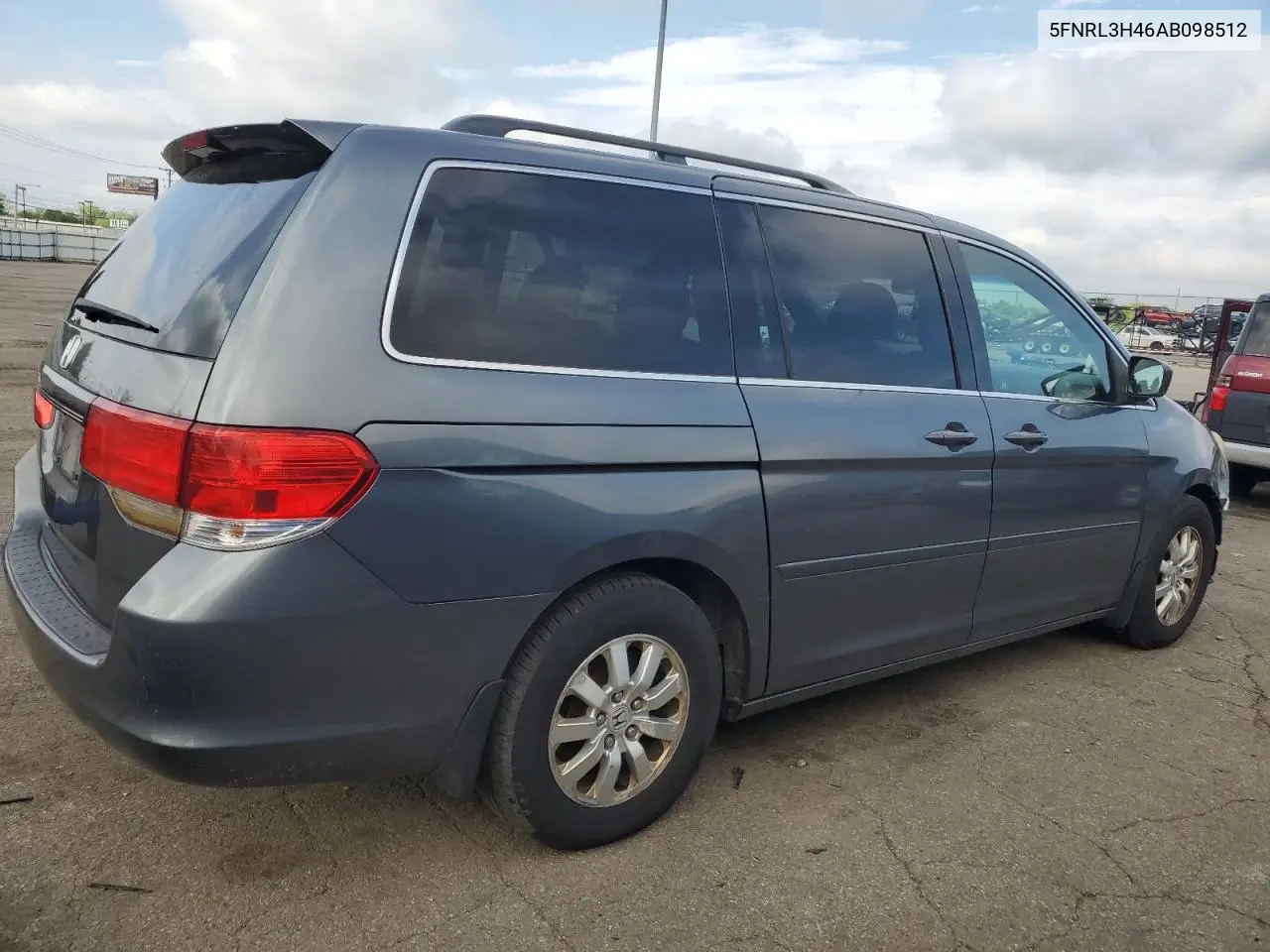 2010 Honda Odyssey Ex VIN: 5FNRL3H46AB098512 Lot: 56481655