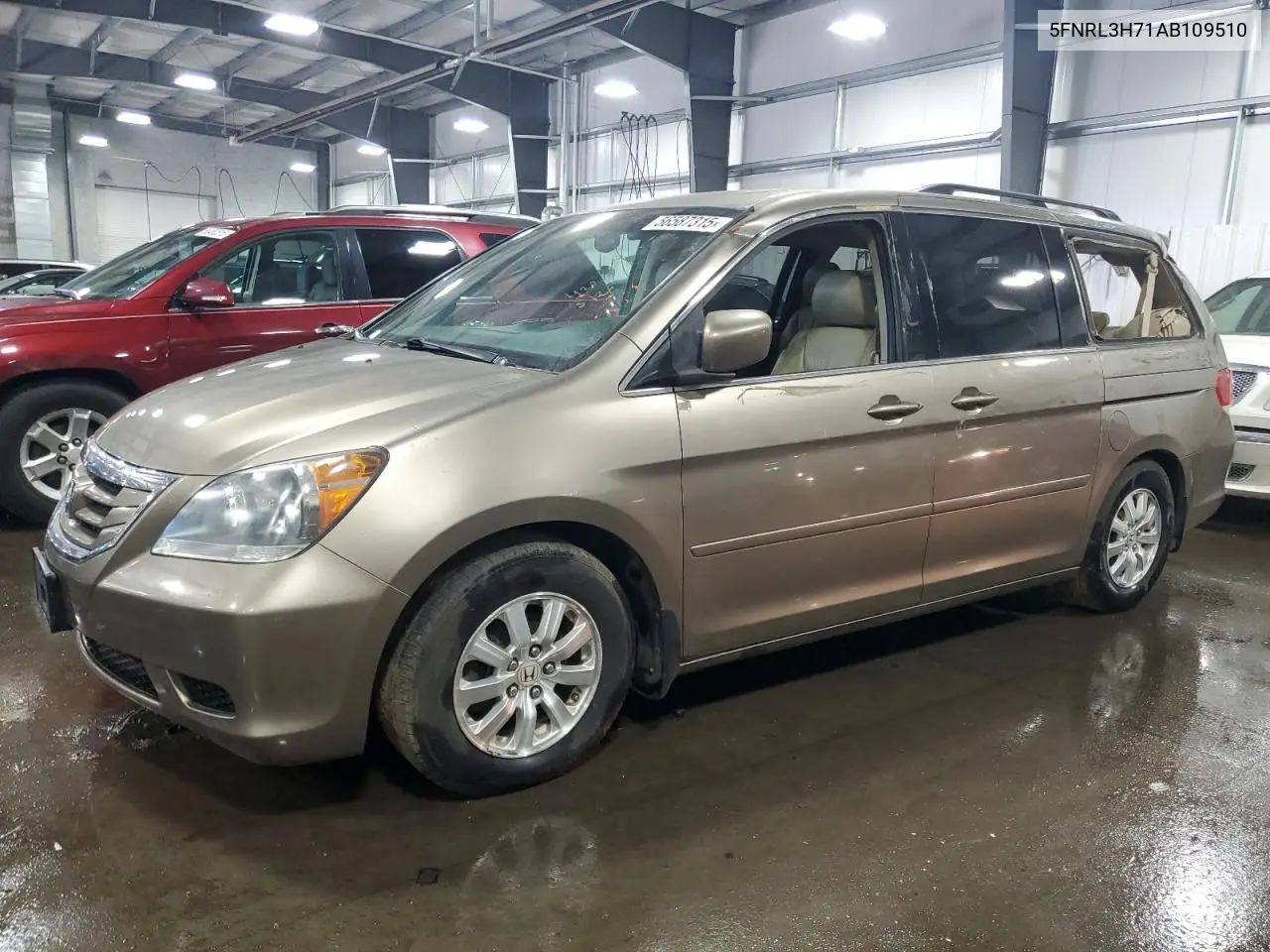 2010 Honda Odyssey Exl VIN: 5FNRL3H71AB109510 Lot: 56587315