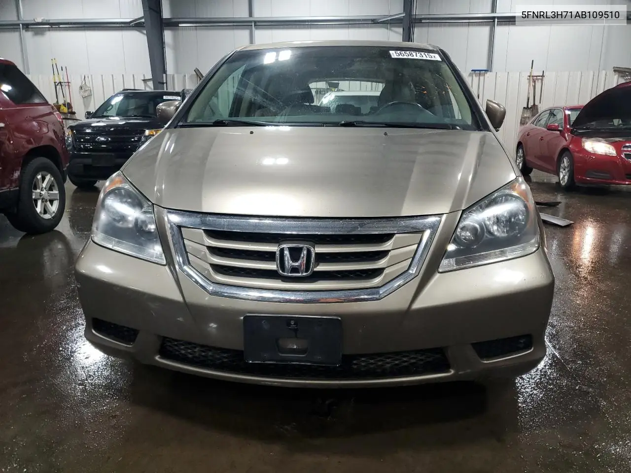 2010 Honda Odyssey Exl VIN: 5FNRL3H71AB109510 Lot: 56587315