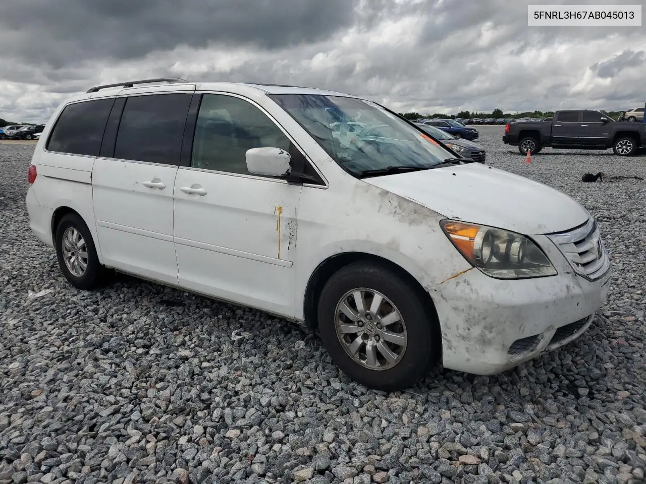 2010 Honda Odyssey Exl VIN: 5FNRL3H67AB045013 Lot: 56686655