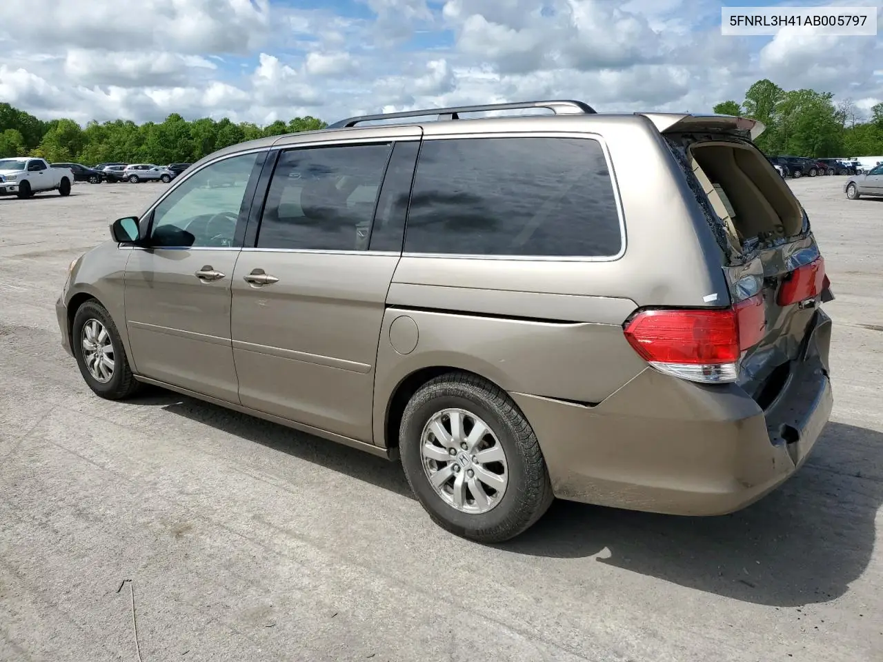 2010 Honda Odyssey Ex VIN: 5FNRL3H41AB005797 Lot: 56759595