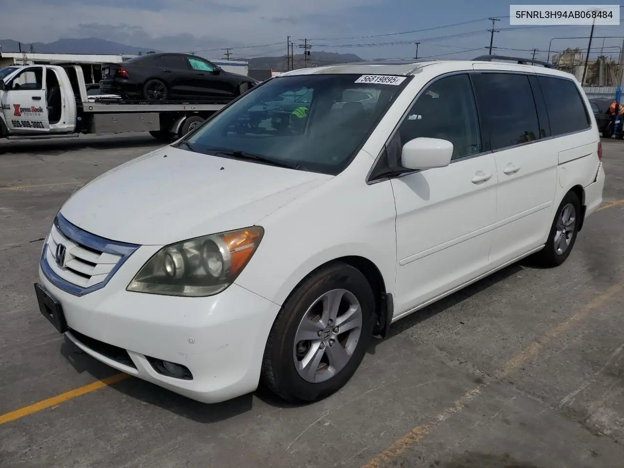 2010 Honda Odyssey Touring VIN: 5FNRL3H94AB068484 Lot: 56819895