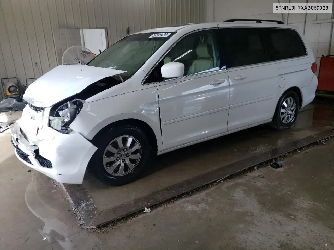 2010 Honda Odyssey Exl VIN: 5FNRL3H7XAB069928 Lot: 56839425