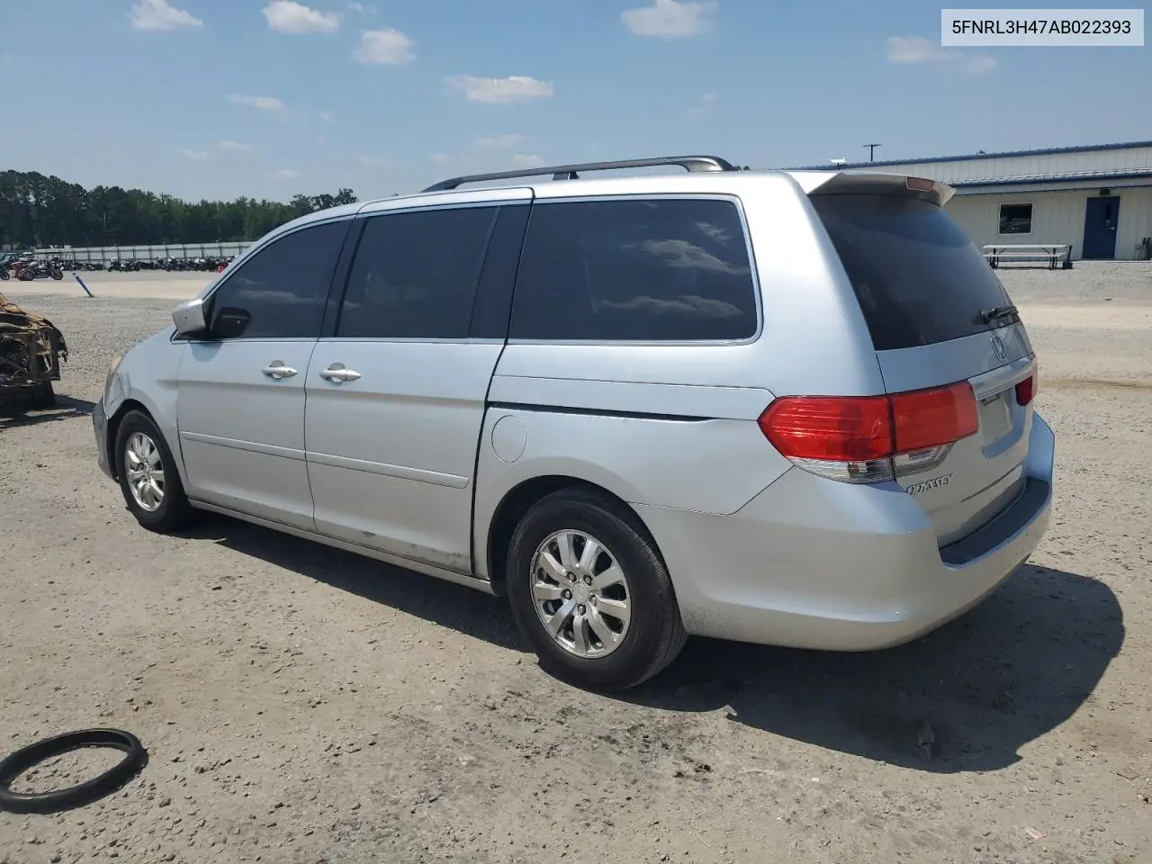2010 Honda Odyssey Ex VIN: 5FNRL3H47AB022393 Lot: 61956845