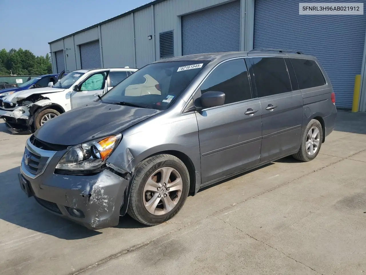 2010 Honda Odyssey Touring VIN: 5FNRL3H96AB021912 Lot: 62161545