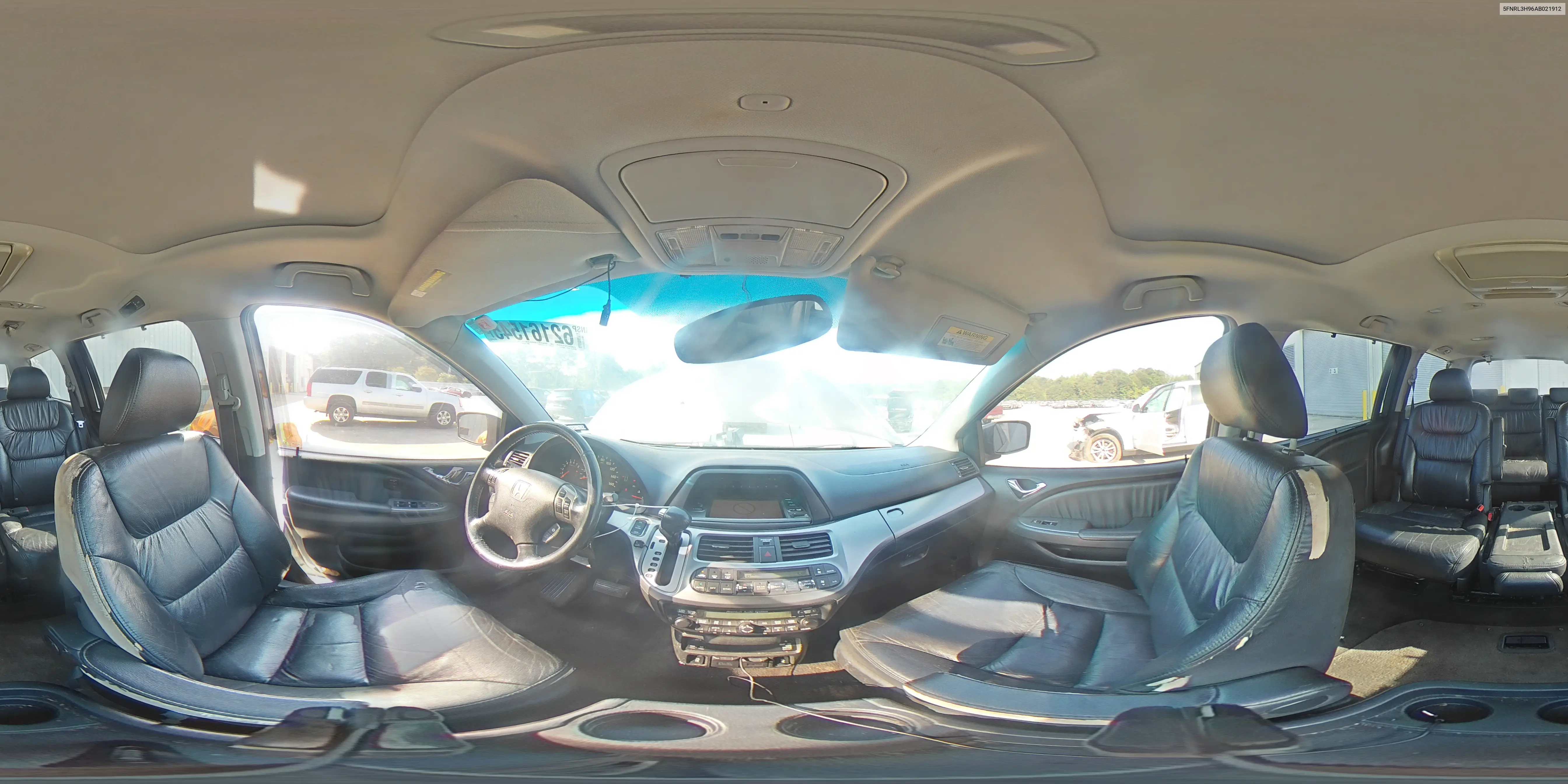 2010 Honda Odyssey Touring VIN: 5FNRL3H96AB021912 Lot: 62161545