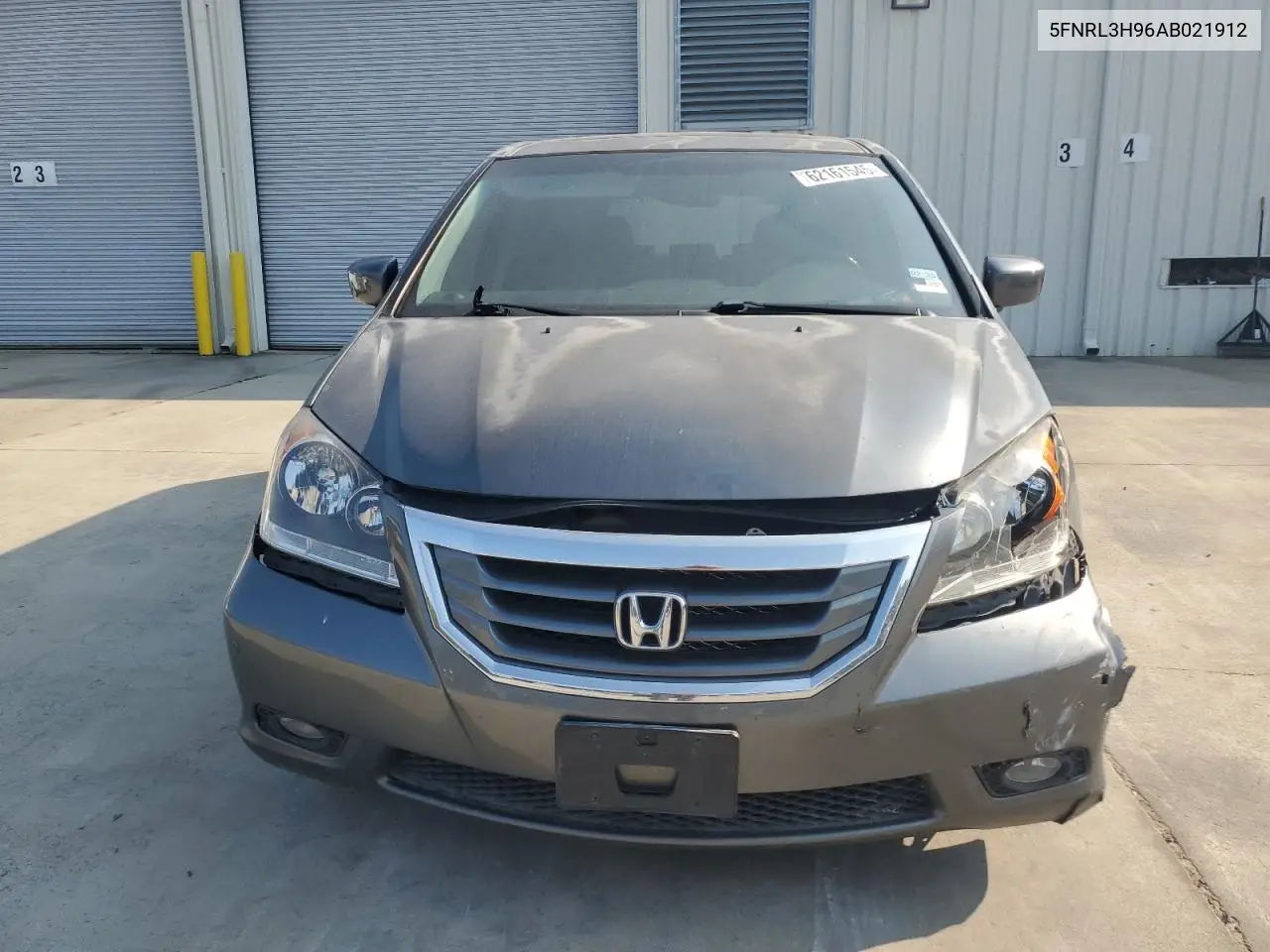 2010 Honda Odyssey Touring VIN: 5FNRL3H96AB021912 Lot: 62161545