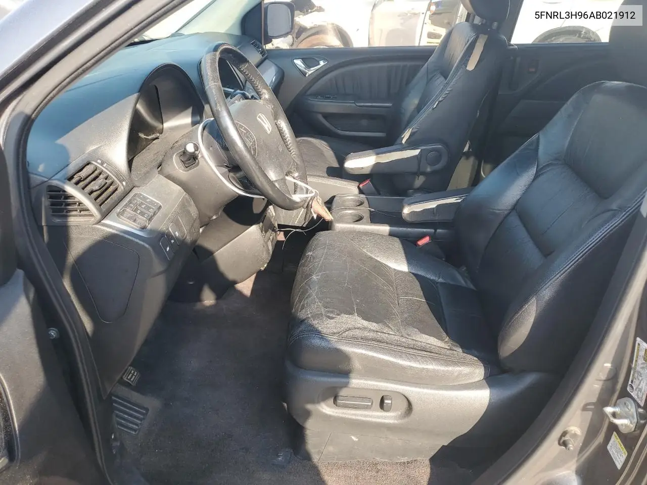 2010 Honda Odyssey Touring VIN: 5FNRL3H96AB021912 Lot: 62161545