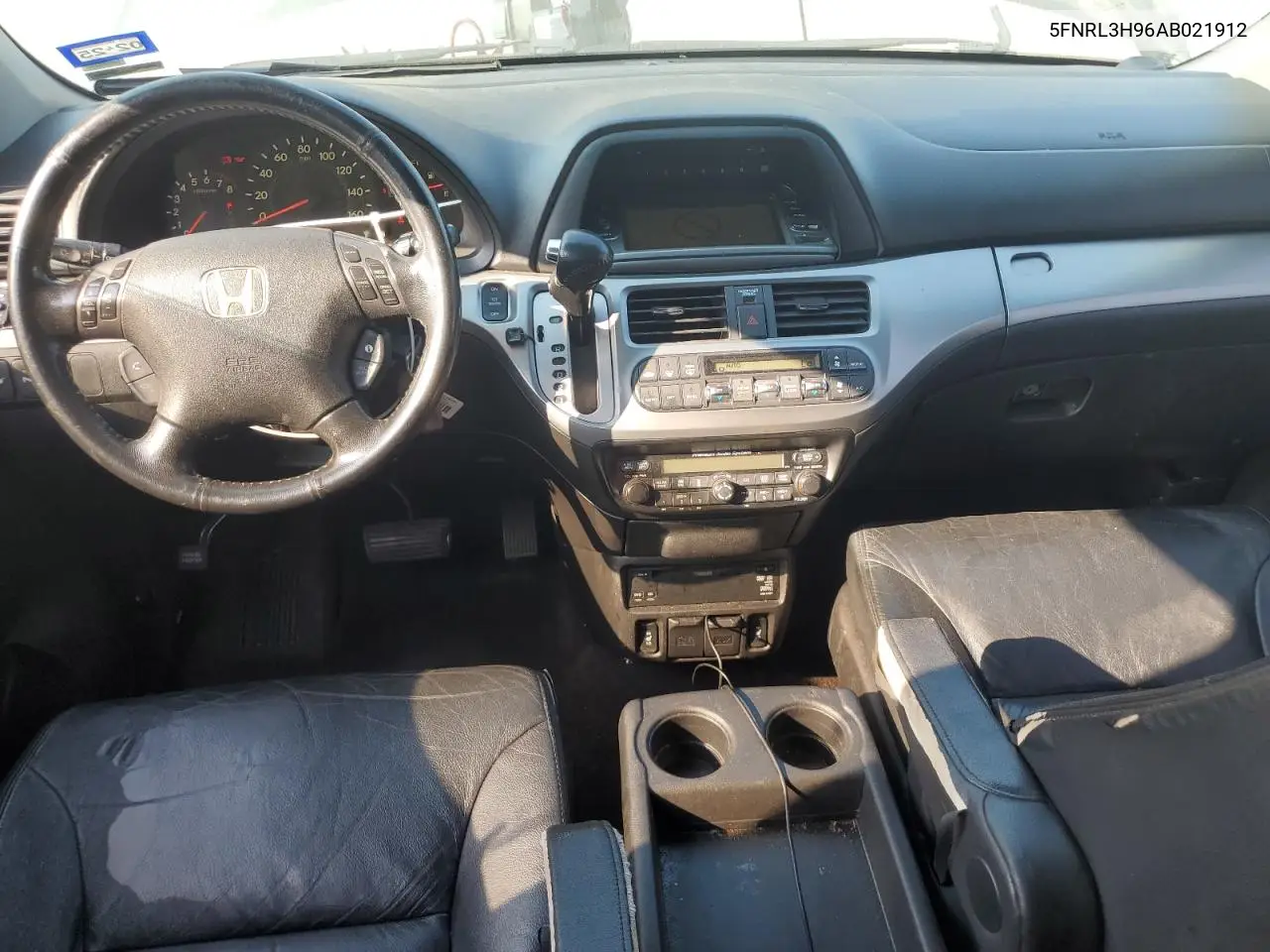 2010 Honda Odyssey Touring VIN: 5FNRL3H96AB021912 Lot: 62161545