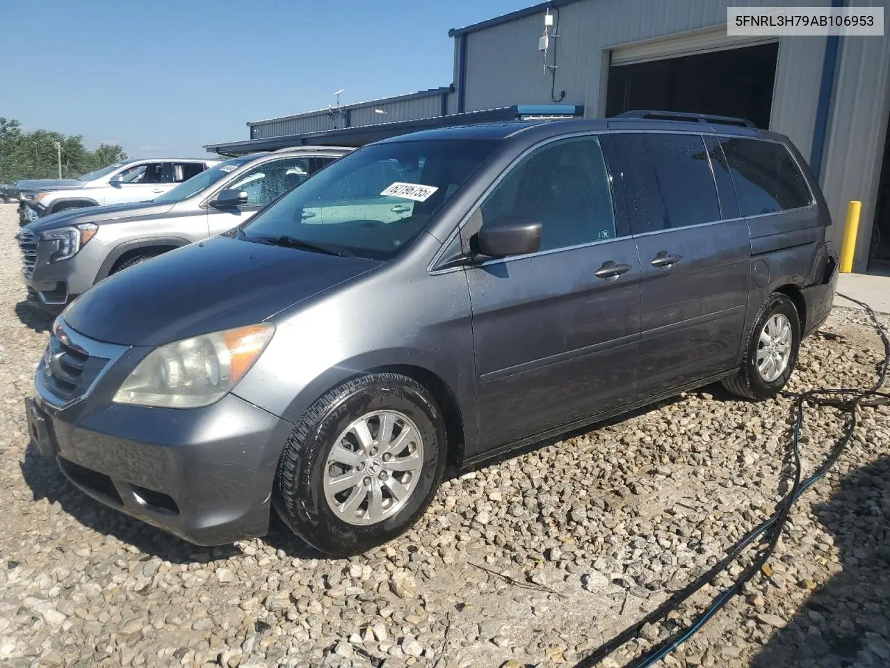 2010 Honda Odyssey Exl VIN: 5FNRL3H79AB106953 Lot: 62196755