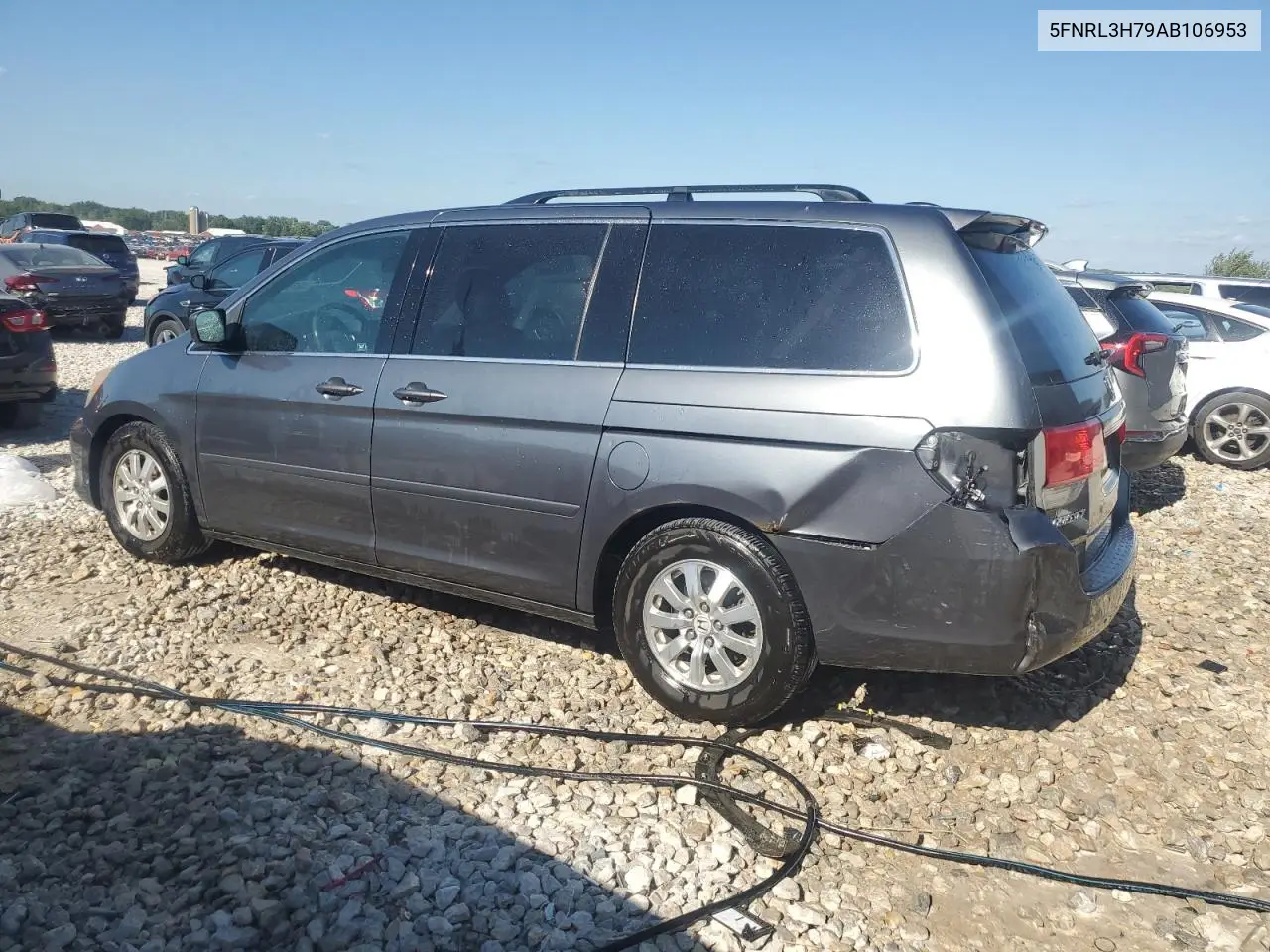 2010 Honda Odyssey Exl VIN: 5FNRL3H79AB106953 Lot: 62196755