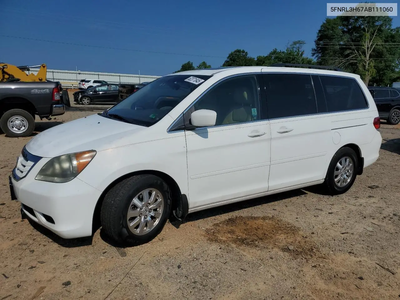 2010 Honda Odyssey Exl VIN: 5FNRL3H67AB111060 Lot: 62371845