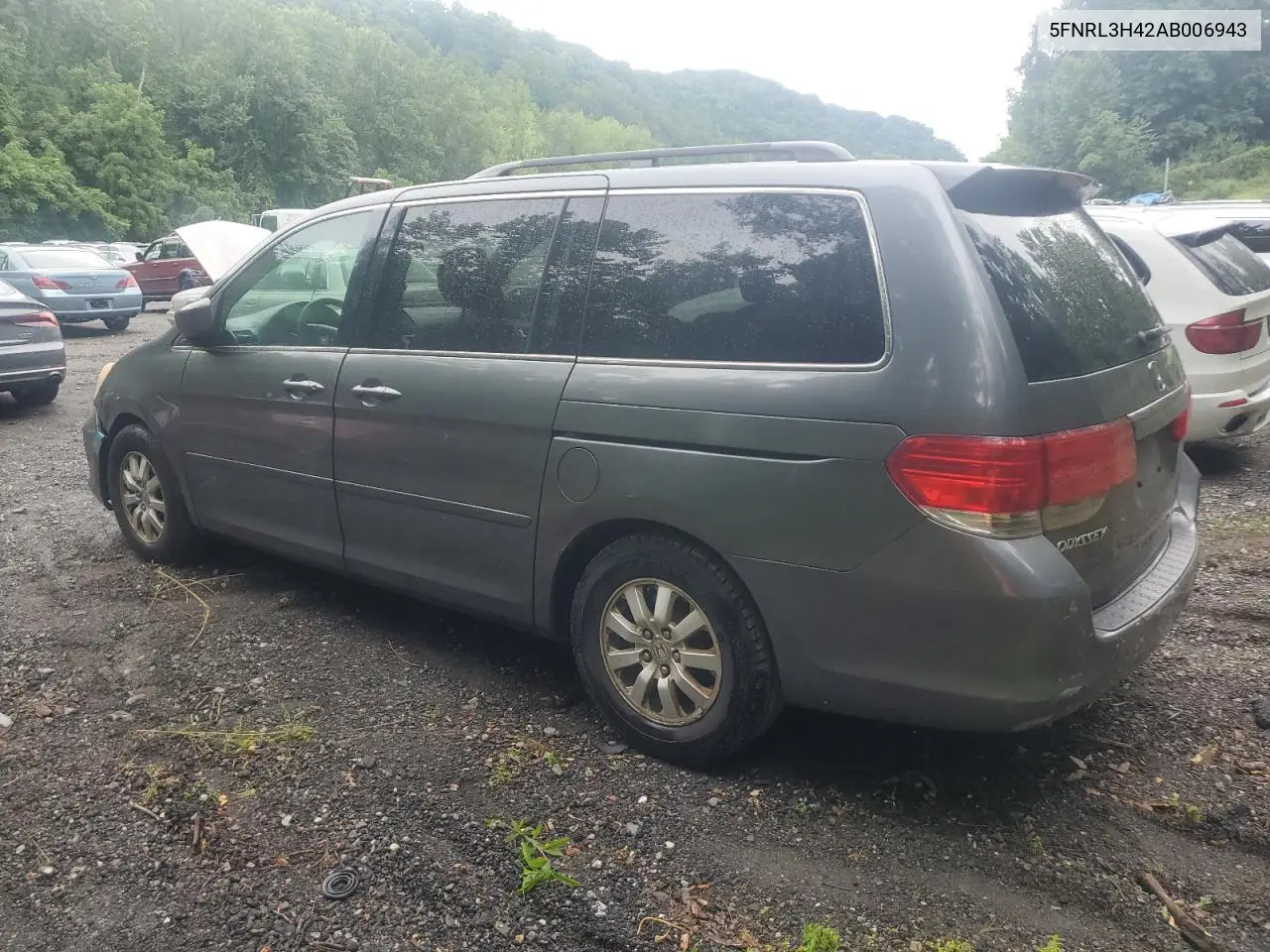 2010 Honda Odyssey Ex VIN: 5FNRL3H42AB006943 Lot: 62383355