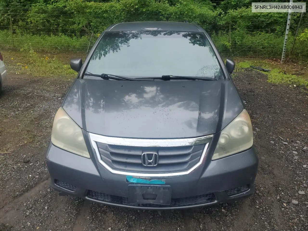 2010 Honda Odyssey Ex VIN: 5FNRL3H42AB006943 Lot: 62383355