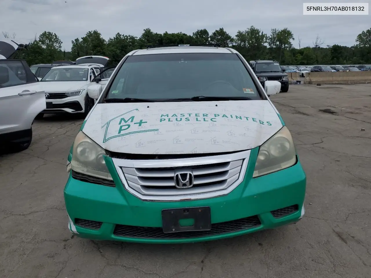 2010 Honda Odyssey Exl VIN: 5FNRL3H70AB018132 Lot: 62444885