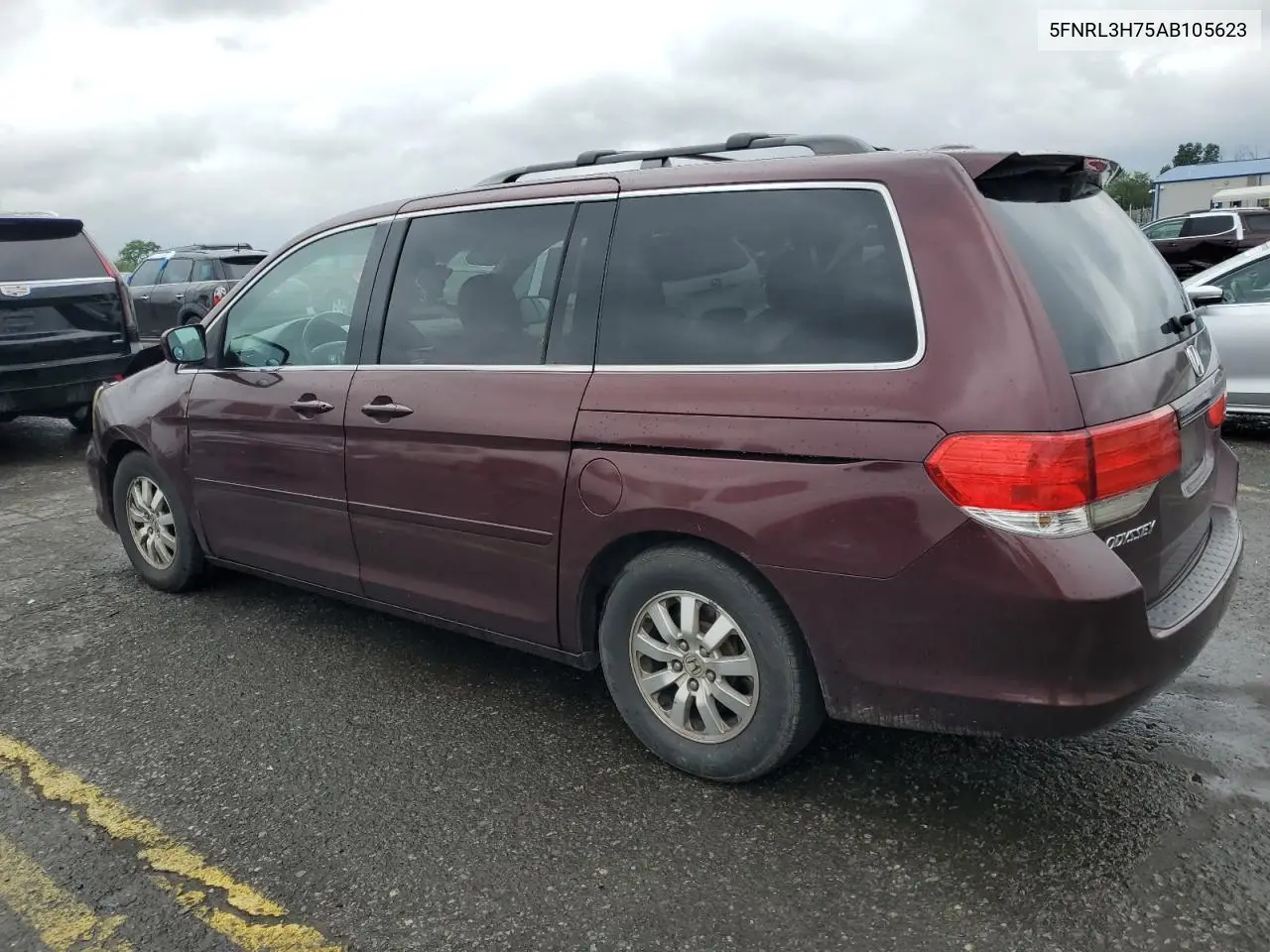 2010 Honda Odyssey Exl VIN: 5FNRL3H75AB105623 Lot: 62503875