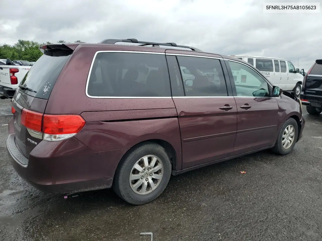 2010 Honda Odyssey Exl VIN: 5FNRL3H75AB105623 Lot: 62503875