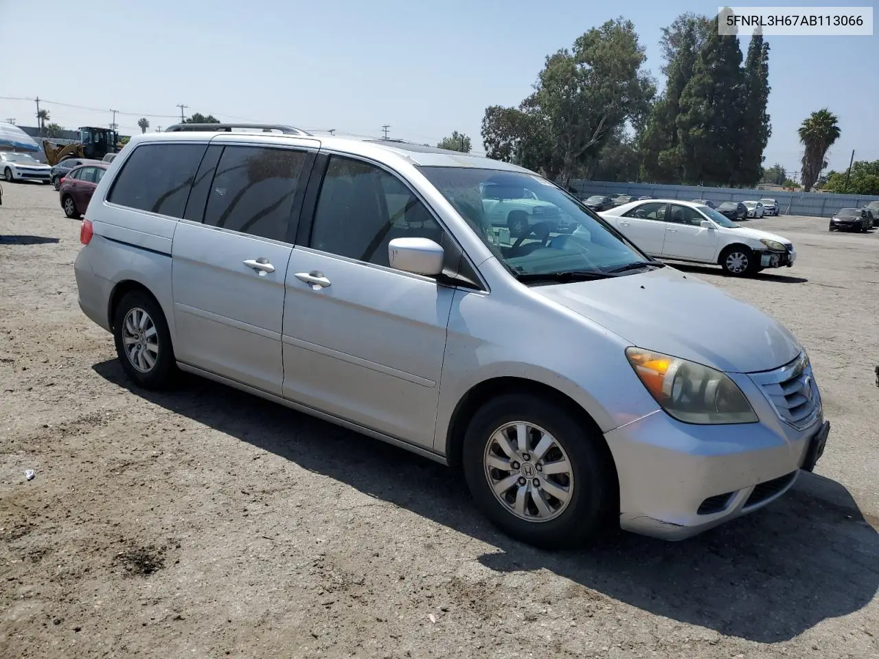 2010 Honda Odyssey Exl VIN: 5FNRL3H67AB113066 Lot: 62611675