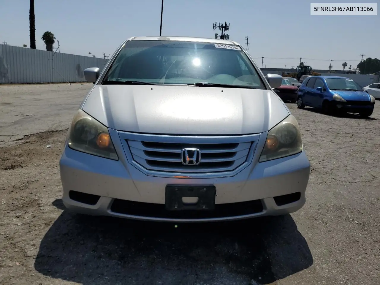 2010 Honda Odyssey Exl VIN: 5FNRL3H67AB113066 Lot: 62611675