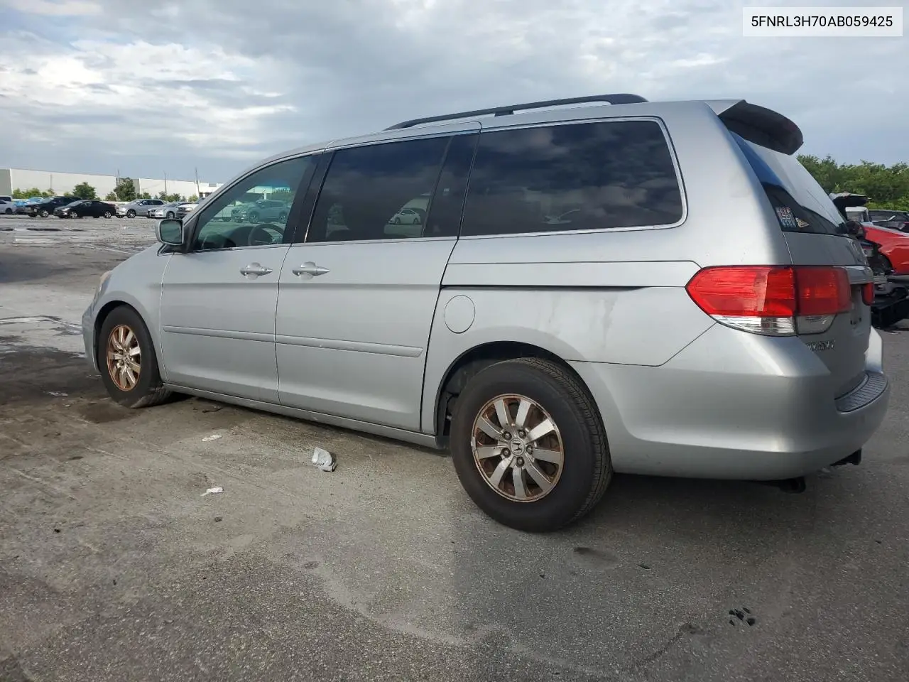 2010 Honda Odyssey Exl VIN: 5FNRL3H70AB059425 Lot: 62884615