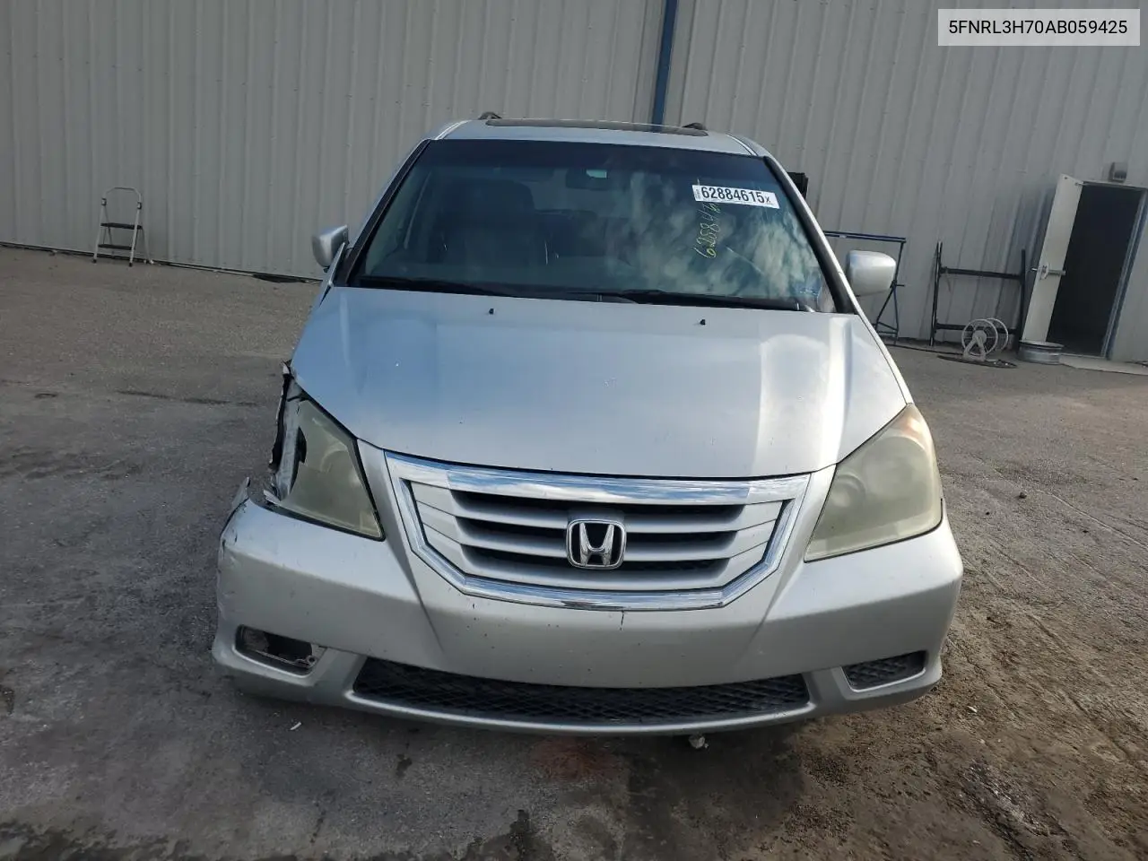 2010 Honda Odyssey Exl VIN: 5FNRL3H70AB059425 Lot: 62884615