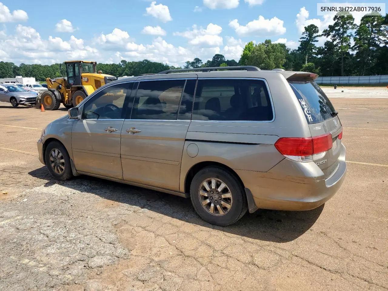 2010 Honda Odyssey Exl VIN: 5FNRL3H72AB017936 Lot: 63052665