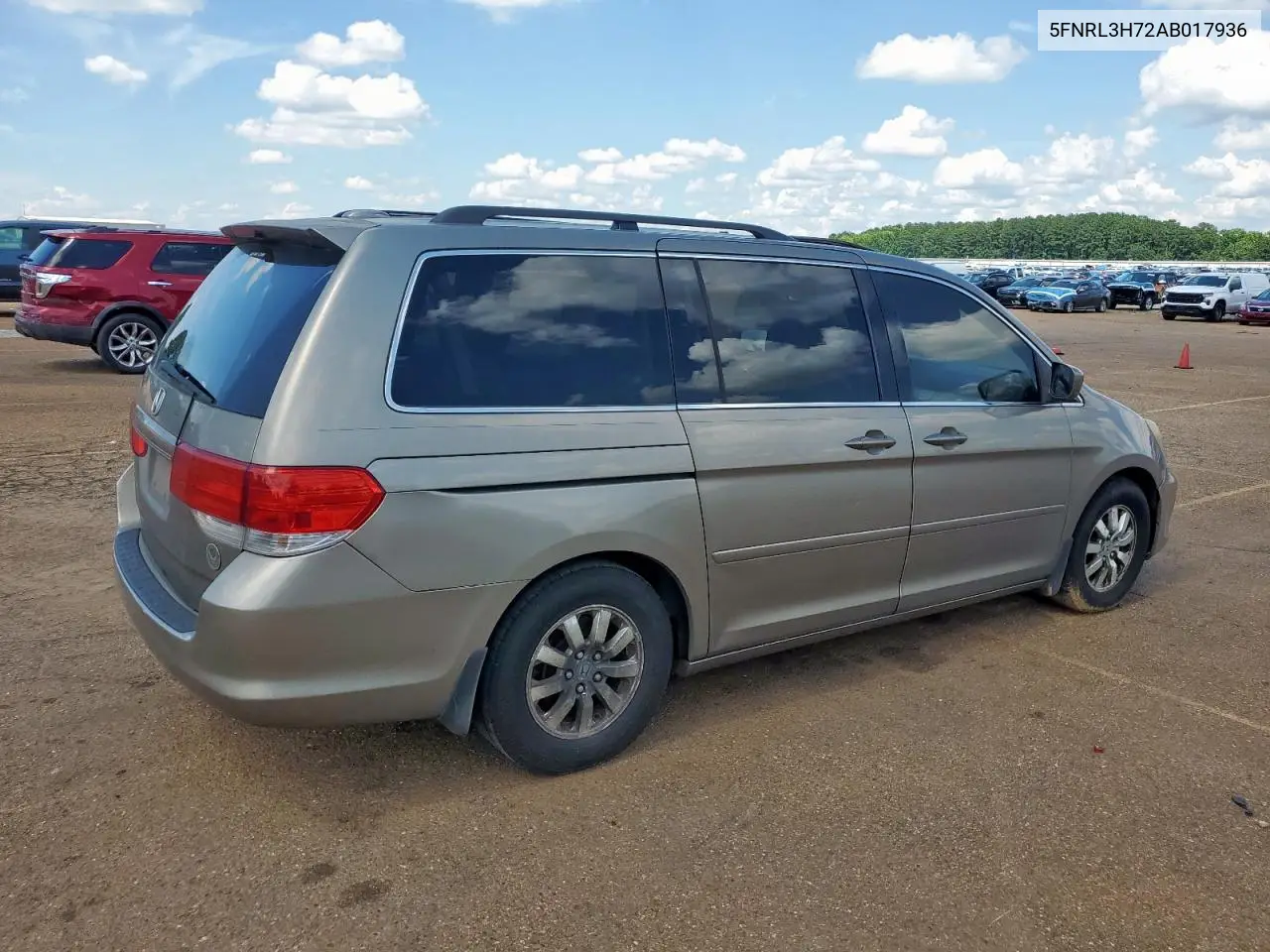 2010 Honda Odyssey Exl VIN: 5FNRL3H72AB017936 Lot: 63052665