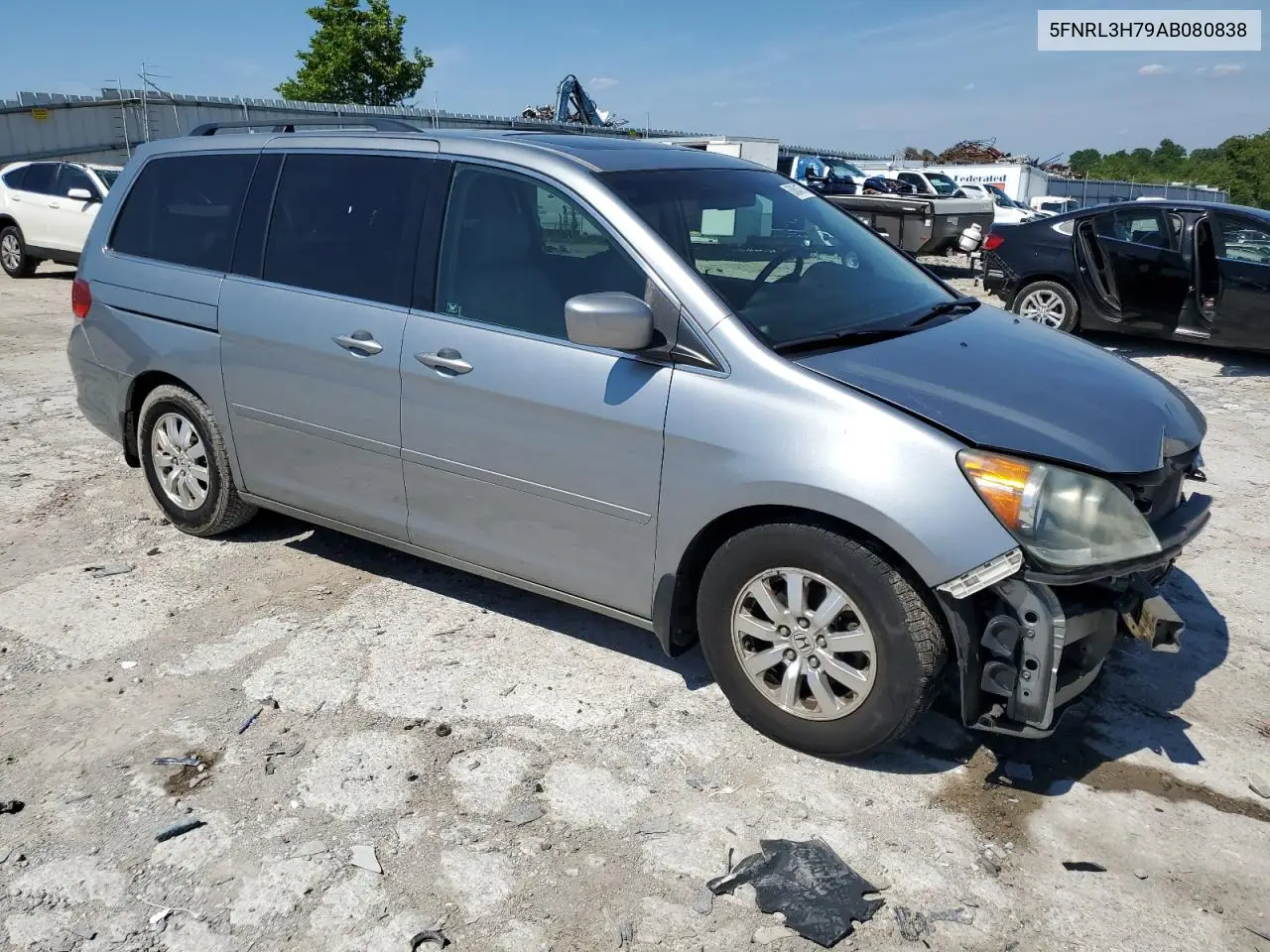 2010 Honda Odyssey Exl VIN: 5FNRL3H79AB080838 Lot: 63064375