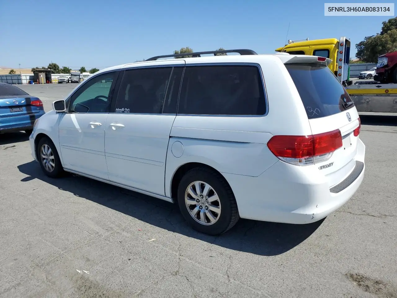 2010 Honda Odyssey Exl VIN: 5FNRL3H60AB083134 Lot: 63120305