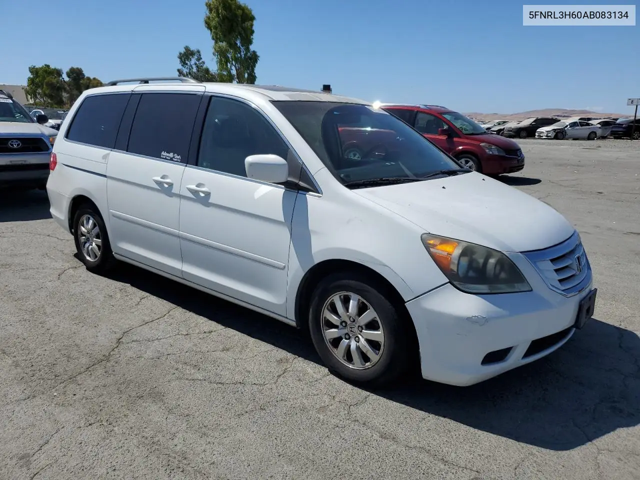 2010 Honda Odyssey Exl VIN: 5FNRL3H60AB083134 Lot: 63120305