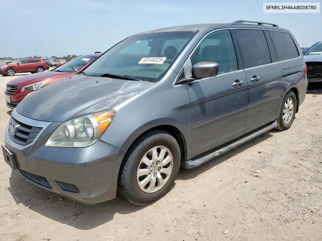 2010 Honda Odyssey Ex VIN: 5FNRL3H46AB038780 Lot: 63144325