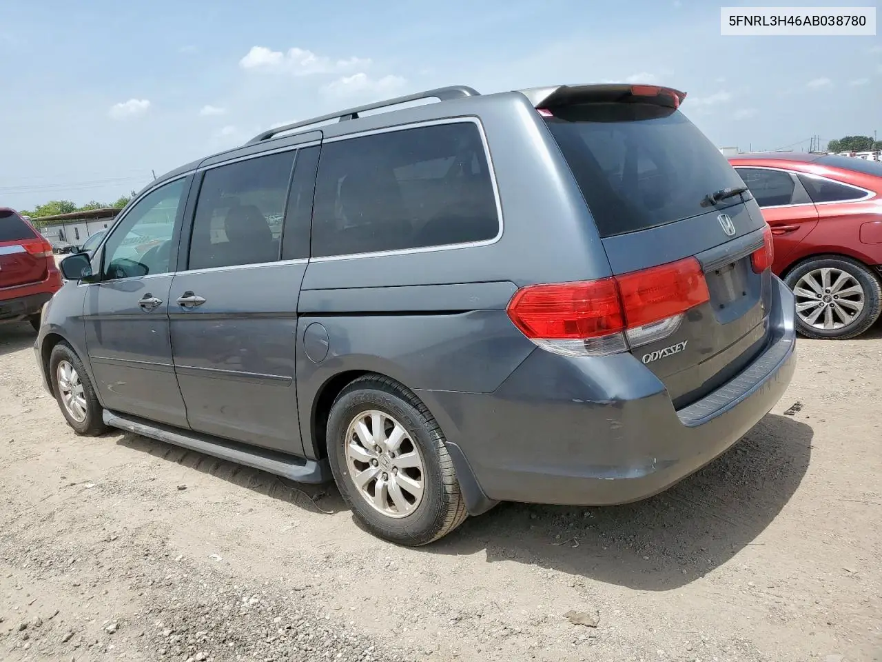 2010 Honda Odyssey Ex VIN: 5FNRL3H46AB038780 Lot: 63144325