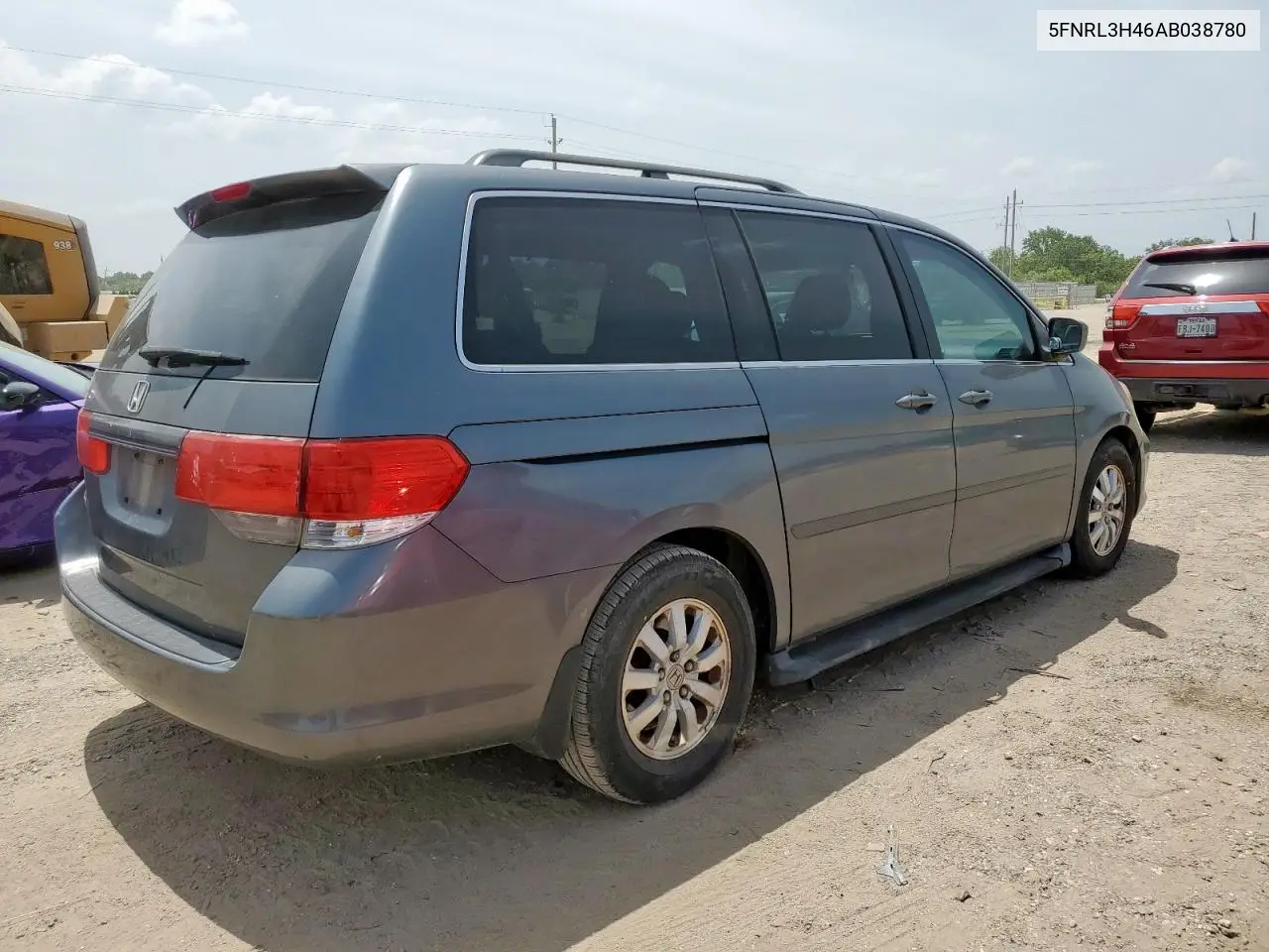 2010 Honda Odyssey Ex VIN: 5FNRL3H46AB038780 Lot: 63144325