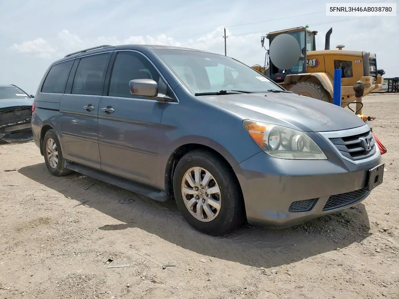 2010 Honda Odyssey Ex VIN: 5FNRL3H46AB038780 Lot: 63144325