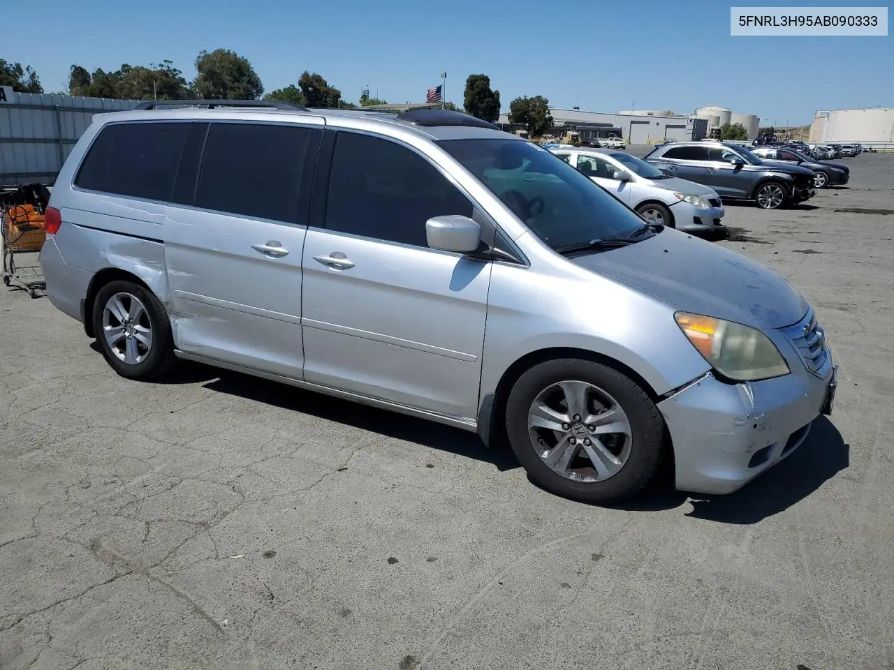 2010 Honda Odyssey Touring VIN: 5FNRL3H95AB090333 Lot: 63195395